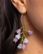 Load image into Gallery viewer, Beguiling Bouquet Purple Earrings