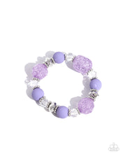Load image into Gallery viewer, Sweetly Shattered Purple Bracelet