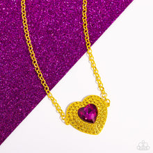 Load image into Gallery viewer, Locket Leisure Yellow Necklace