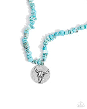Load image into Gallery viewer, Longhorn Leader Blue Necklace