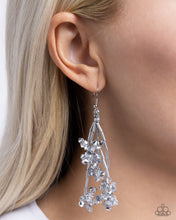 Load image into Gallery viewer, Petaled Precipitation Silver Earrings