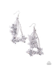Load image into Gallery viewer, Petaled Precipitation Silver Earrings