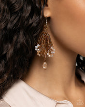 Load image into Gallery viewer, Botanical Bundle Brown Seed Bead Earrings
