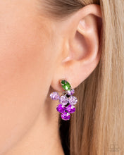 Load image into Gallery viewer, Grapevine Grace Purple Post Earrings