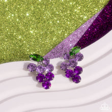 Load image into Gallery viewer, Grapevine Grace Purple Post Earrings