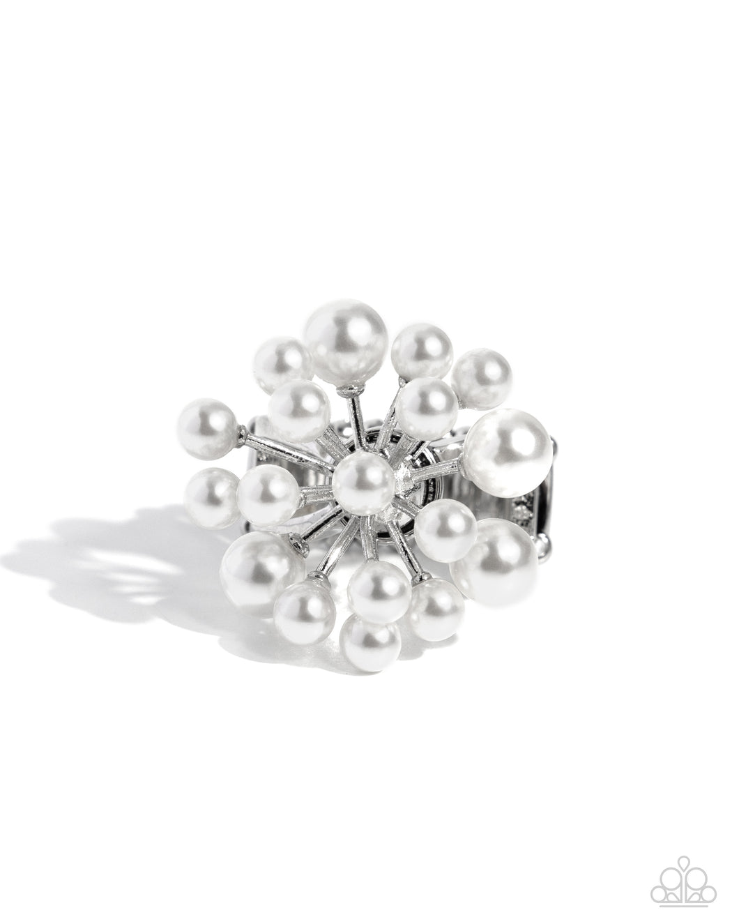 Bubbly Beau White Ring