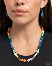 Load image into Gallery viewer, Colored Can-Can Multi Necklace