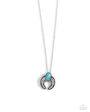 Load image into Gallery viewer, Horseshoe Haute Blue Necklace