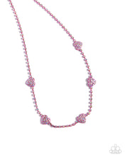 Load image into Gallery viewer, Homecoming Hearts Pink Necklace