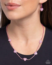 Load image into Gallery viewer, Homecoming Hearts Pink Necklace