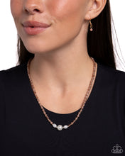 Load image into Gallery viewer, Fight Like a PEARL Brown Necklace