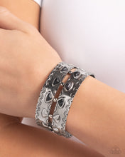 Load image into Gallery viewer, Harmonious Haven Black Cuff Bracelet