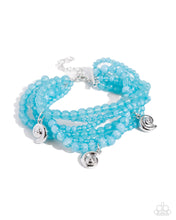 Load image into Gallery viewer, Swirling Shopaholic Blue Bracelet