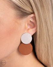 Load image into Gallery viewer, Leather Leader Brown Earring