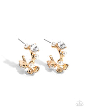 Load image into Gallery viewer, Dazzling Daydream Gold Hoop Earrings