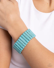 Load image into Gallery viewer, Southern Standing Blue Bracelet