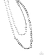 Load image into Gallery viewer, Boxy Brilliance White Necklace
