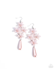 Load image into Gallery viewer, Vintage Veining Pink Earrings
