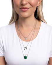 Load image into Gallery viewer, Playfully Panache Green Necklace