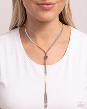 Load image into Gallery viewer, Corporate Cascade Silver Necklace