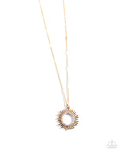 Load image into Gallery viewer, Sunburst Surprise Gold Necklace