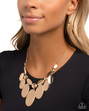 Load image into Gallery viewer, Hammered Horoscope Gold Necklace