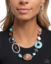 Load image into Gallery viewer, Santa Fe Service Blue Necklace