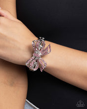 Load image into Gallery viewer, Its All A-BOW-t Me Pink Bracelet