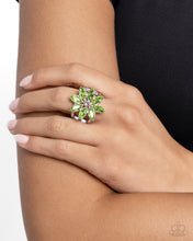 Load image into Gallery viewer, Petaled Performance Green Ring