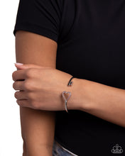 Load image into Gallery viewer, The Key to Romance Pink Hinged Bracelet