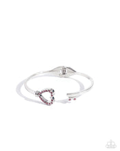 Load image into Gallery viewer, The Key to Romance Pink Hinged Bracelet