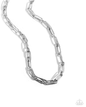 Load image into Gallery viewer, Paperclip Power Silver Necklace