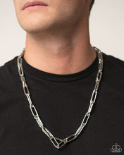 Load image into Gallery viewer, Paperclip Power Silver Necklace