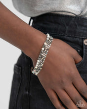 Load image into Gallery viewer, Serendipitous Strands Silver Bracelet