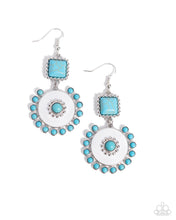 Load image into Gallery viewer, Earthy Emblem White Earring