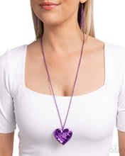 Load image into Gallery viewer, Valentines View Purple Necklace
