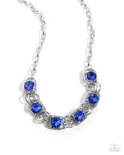 Load image into Gallery viewer, Serrated Sensation Blue Necklace
