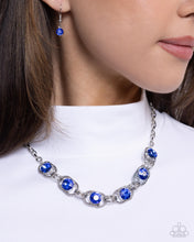 Load image into Gallery viewer, Serrated Sensation Blue Necklace