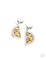 Load image into Gallery viewer, Lady Lemon Yellow Post Earring
