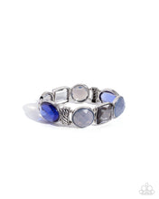 Load image into Gallery viewer, Glassy Generosity Blue Bracelet