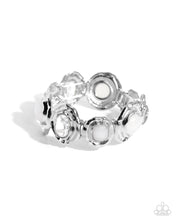 Load image into Gallery viewer, Hammered High White Bracelet