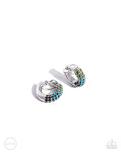 Load image into Gallery viewer, Ombré Observer Blue Earrings