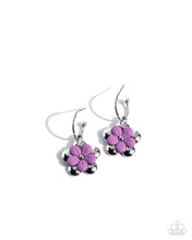 Load image into Gallery viewer, Horticultural Haute Purple Earrings