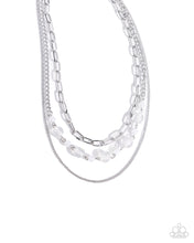 Load image into Gallery viewer, Beaded Behavior White Necklace