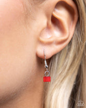 Load image into Gallery viewer, Squared Sweetheart Red Necklace