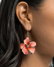 Load image into Gallery viewer, Floral Flavor Orange Earrings