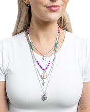 Load image into Gallery viewer, Oceanic Obligato Purple Necklace