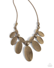 Load image into Gallery viewer, Hammered Horoscope Brass Necklace