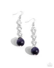Load image into Gallery viewer, Classy Cadence Blue Earrings