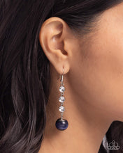 Load image into Gallery viewer, Classy Cadence Blue Earrings